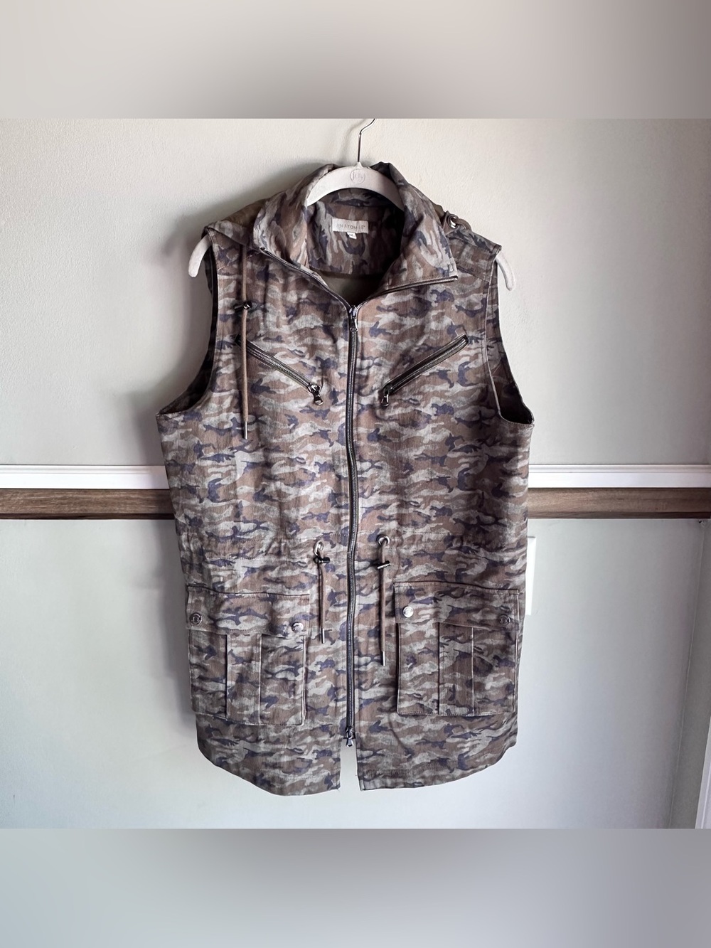 Anatomie Bella Hooded Utility Camo Vest